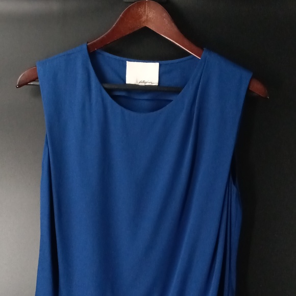 3.1 Phillip Lim Silk Royal Blue Sleeveless Mini Dress - Picture 3 of 9